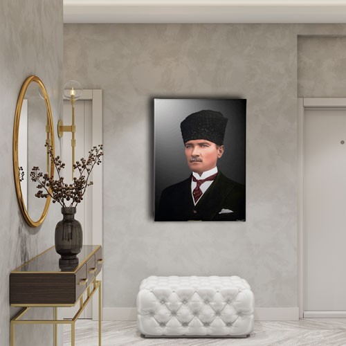 Atatürk Portresi Kanvas Tablo