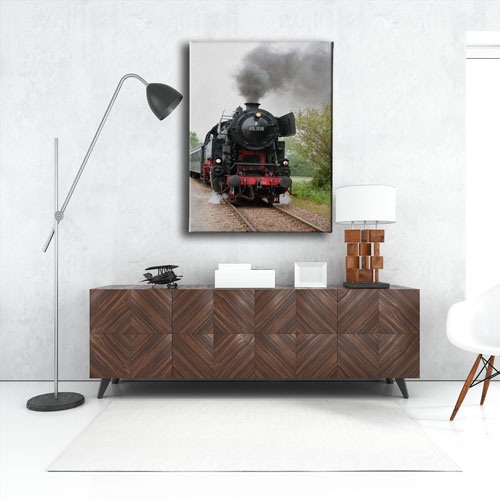 Kara Tren Canvas Tablo