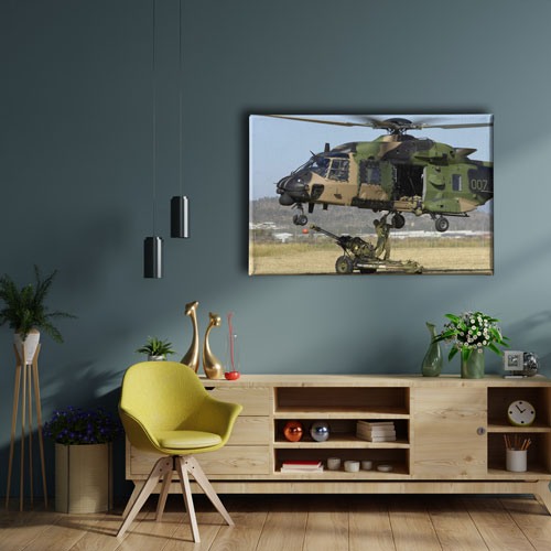 Askeri Helikopter Canvas Tablo