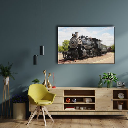 Kara Tren Canvas Tablo