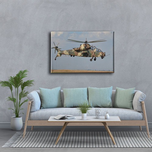 Askeri Helikopter Canvas Tablo