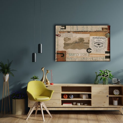 Retro  Canvas Tablo