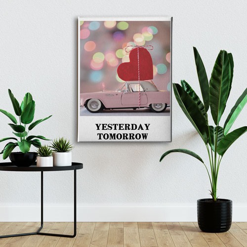 Yesterday Tomorrow  Canvas Tablo