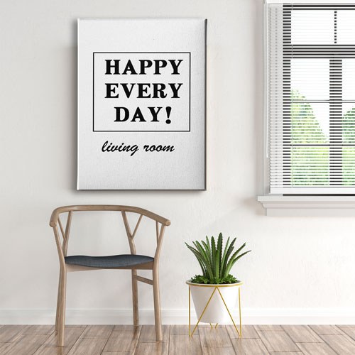 Happy Every Day Canvas Tablo