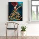 Butterfly Woman Canvas Tablo