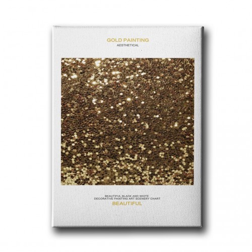 Gold Painting Canvas Tablo