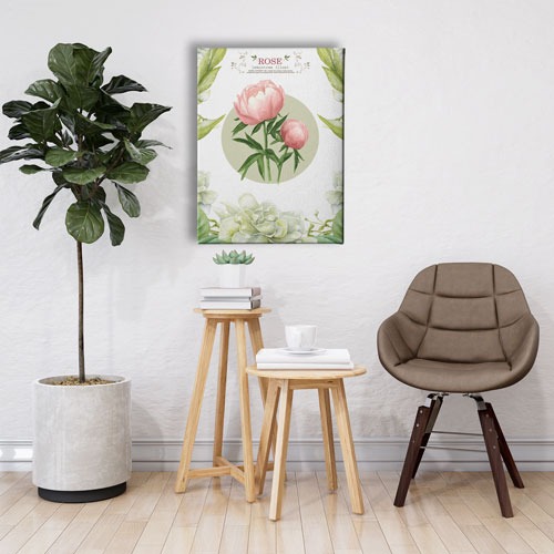 Rose Canvas Tablo