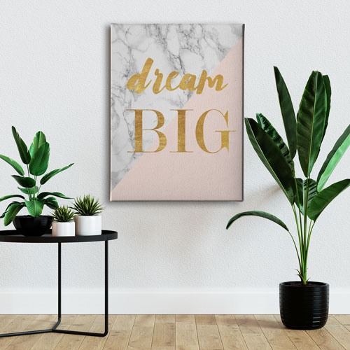 Dream Bıg Canvas Tablo