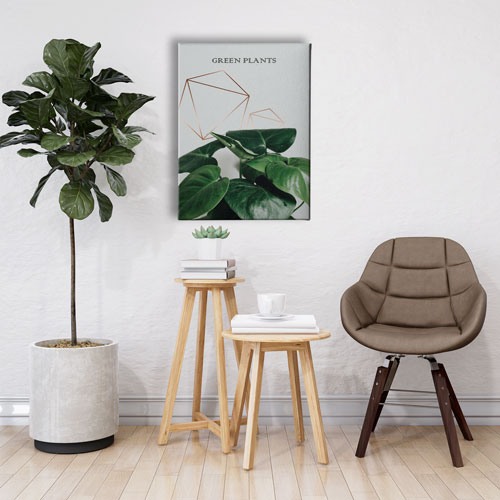 Green Plants Canvas Tablo