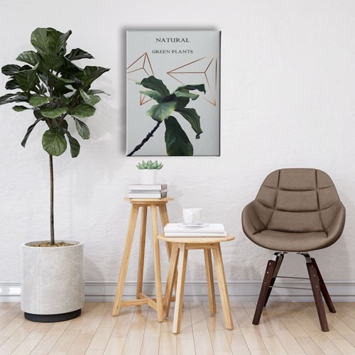 Green Plants Canvas Tablo