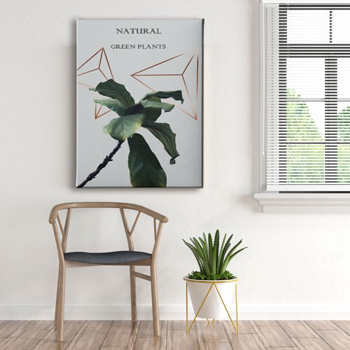 Green Plants Canvas Tablo