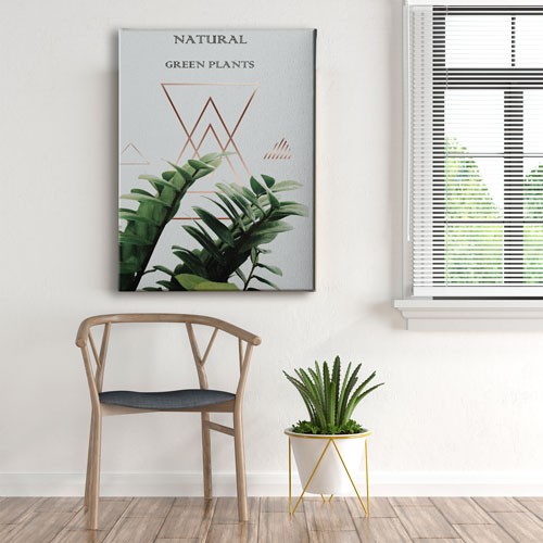 Green Plants Canvas Tablo