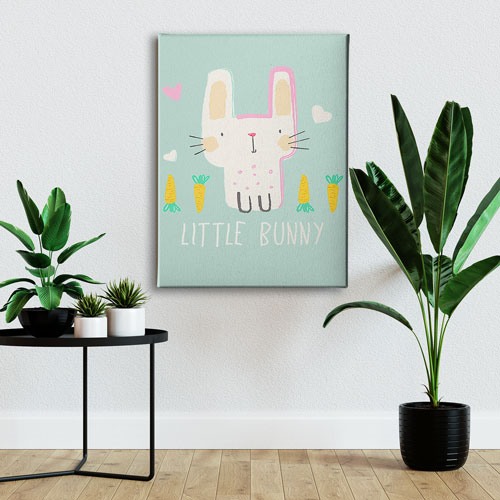 Little Bunny Canvas Tablo