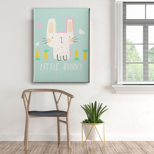 Little Bunny Canvas Tablo