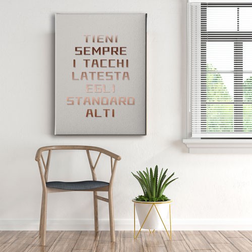 Tıent Sempre I Tacchı Latesta Eglı Standard Altı Canvas Tablo