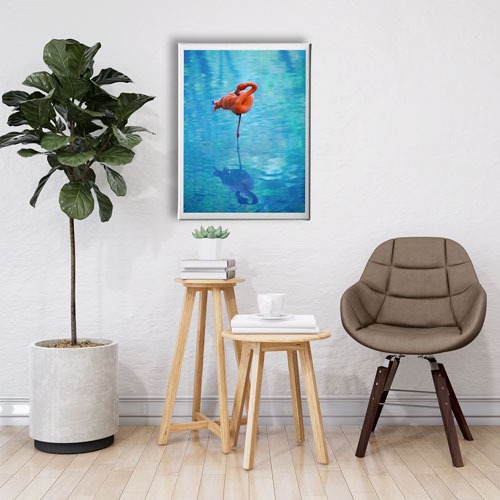 Flamingo Canvas Tablo