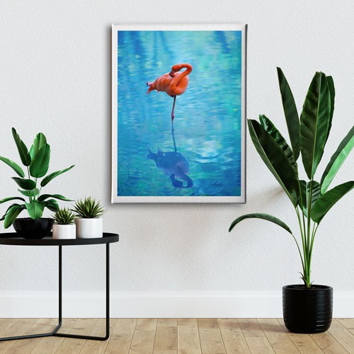 Flamingo Canvas Tablo