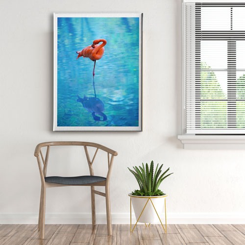 Flamingo Canvas Tablo