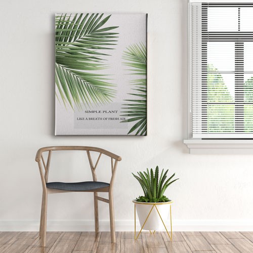 Green Plants Canvas Tablo