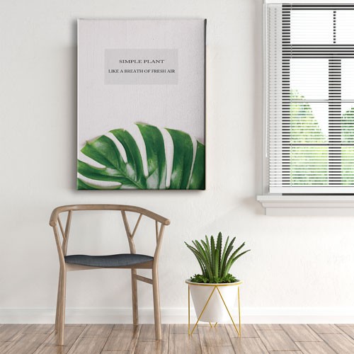 Green Plants Canvas Tablo