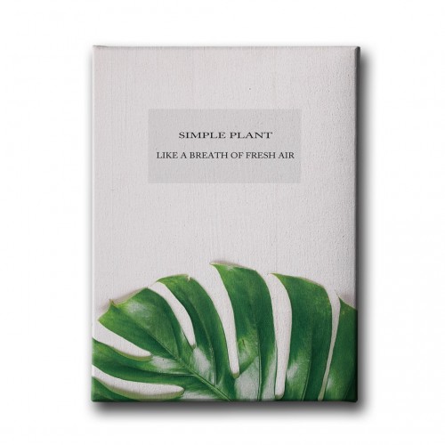 Green Plants Canvas Tablo