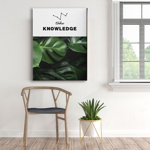 Green Plants Canvas Tablo