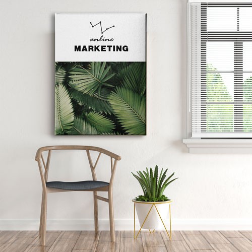 Green Plants Canvas Tablo