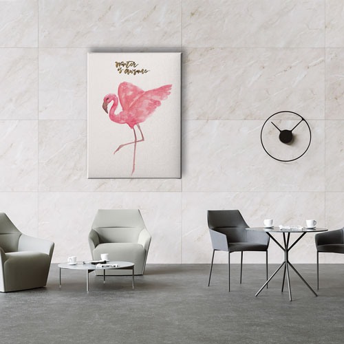 Flamingo Watercolor Canvas Tablo