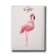 Flamingo Watercolor Canvas Tablo