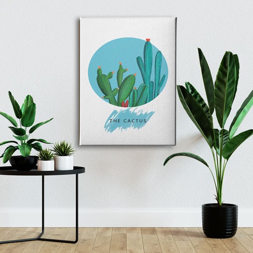 The Cactus Canvas Tablo