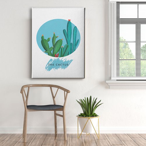 The Cactus Canvas Tablo