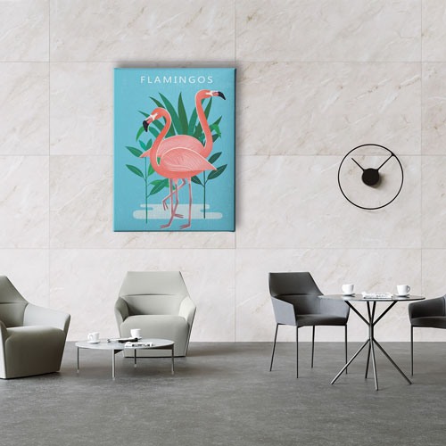 Flamingos Canvas Tablo