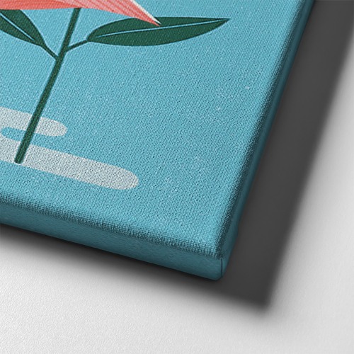 Flamingos Canvas Tablo