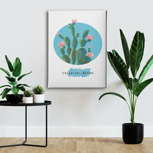 Cactus Canvas Tablo