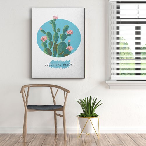 Cactus Canvas Tablo