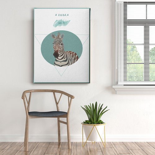 Zebra  Canvas Tablo