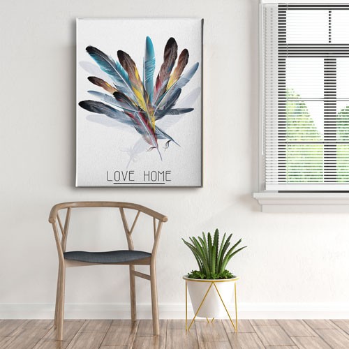 Love Home Canvas Tablo