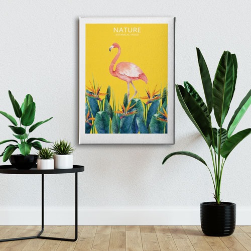 Flamingo Canvas Tablo