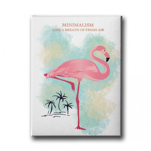 Flamingo Canvas Tablo 