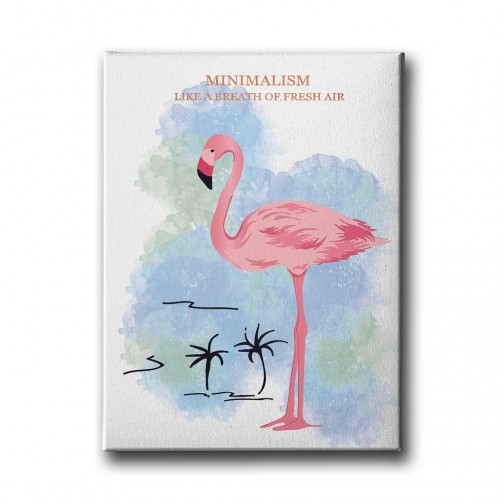 Flamingo Canvas Tablo 