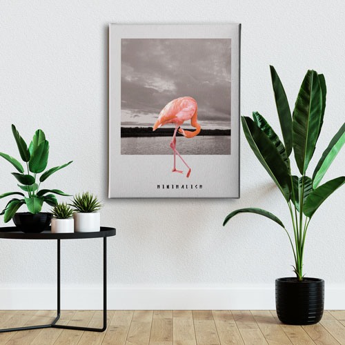 Flamingo Canvas Tablo