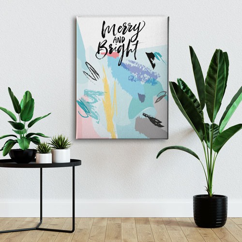 Merry And Bright Canvas Tablo