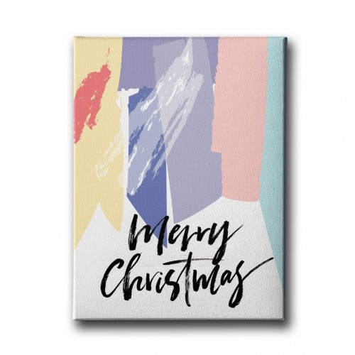 Merry And Christmas Canvas Tablo 