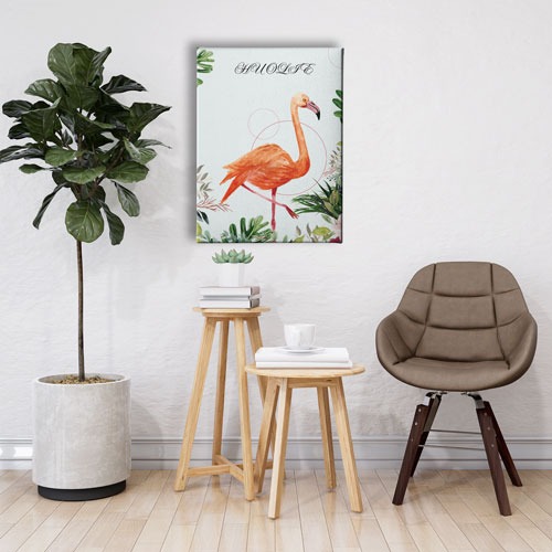 Flamingo Watercolor Tablo