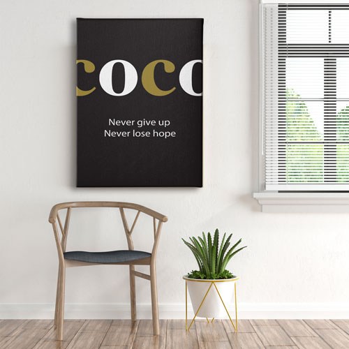 Coco Canvas Tablo