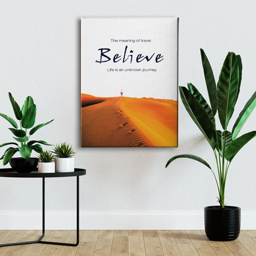 Believe Canvas Tablo