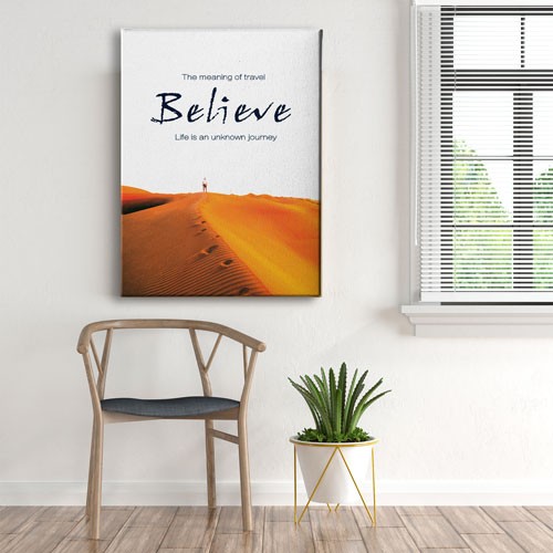 Believe Canvas Tablo