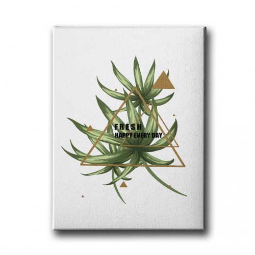 Fresh Happy Every Day Canvas Tablo 