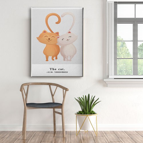 The  Cat Canvas Tablo