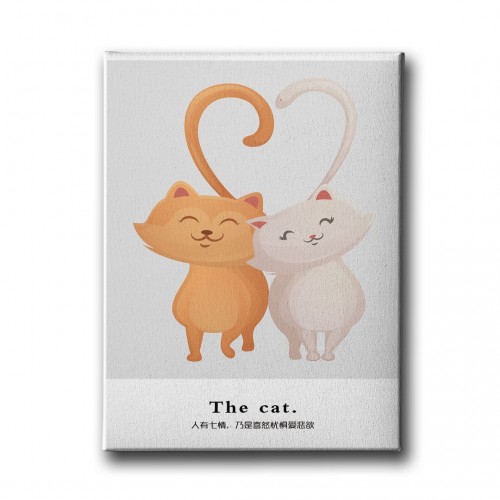 The  Cat Canvas Tablo 